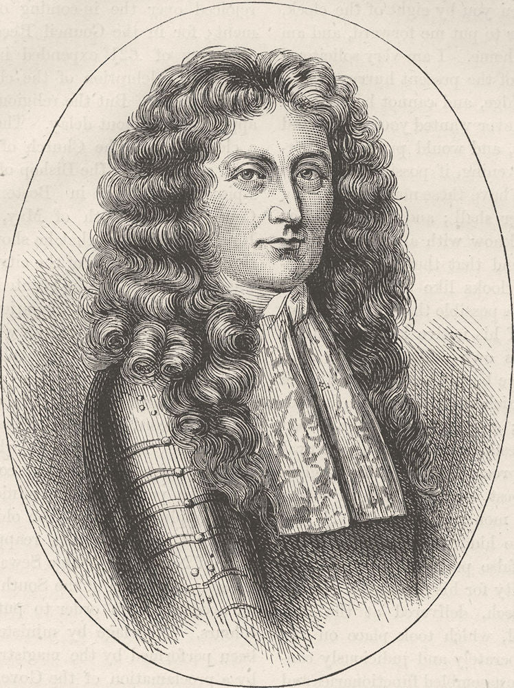 POLITICS. Sir Edmund Andros c1880 old antique vintage print picture